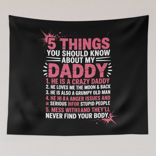 Item preview, 5 Things You Should Know About My Daddy Son Daughter  designed and sold by MarkLeedsArt.
