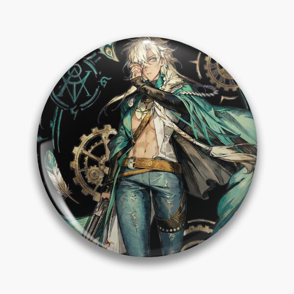 Item preview, Argus Reverse 1999 T-Shirt | R1999 Bounty Hunter Plant Arcanist Hoodie | Route 77 Cowboy Hat Blonde Heterochromia Mercenary Gaming Merch Sticker designed and sold by Senpaiwaves.
