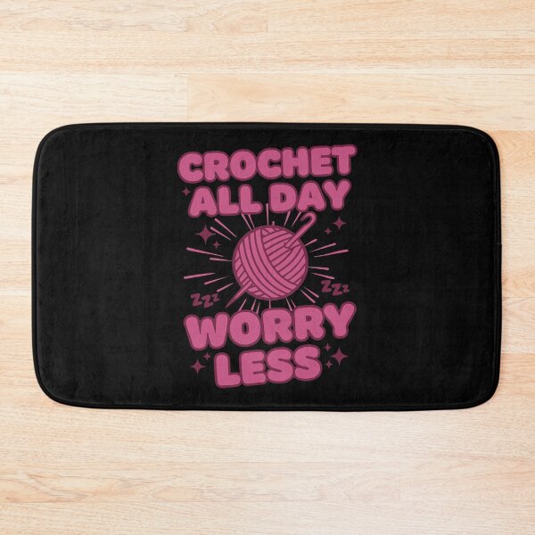 Item preview, Crochet Lover Crochet All Day Worry Less Funny designed and sold by LuminOrb.