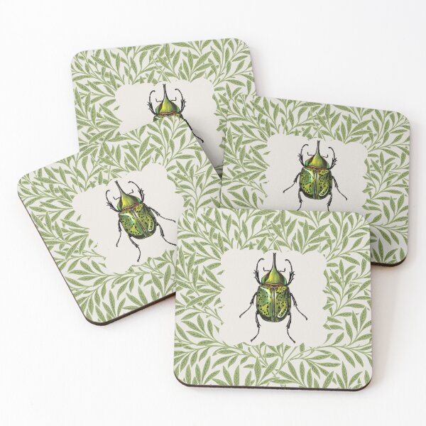 Item preview, Vintage Chrysina Macropus illustration designed and sold by Vintage-Nursery.