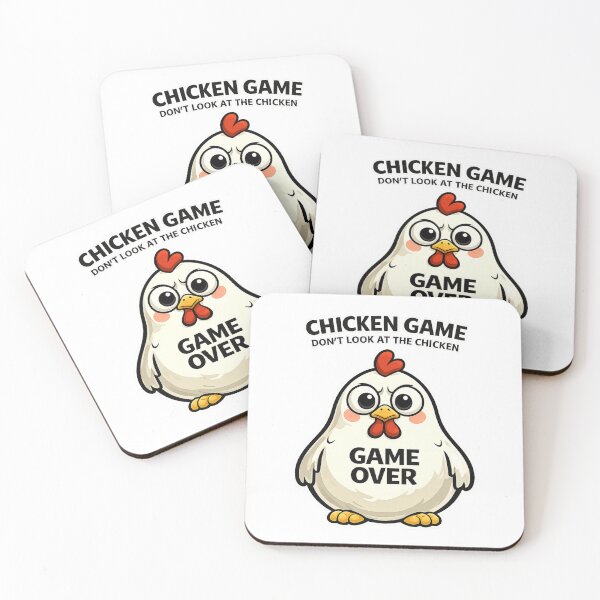 Item preview, Chicken Game Dont Look At The Chicken Game Over designed and sold by LongIslandDesgn.