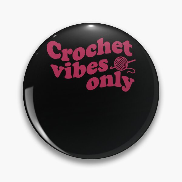 Item preview, Funny Crochet Vibes Only Crochet Lover Yarn Lovers designed and sold by LuminOrb.