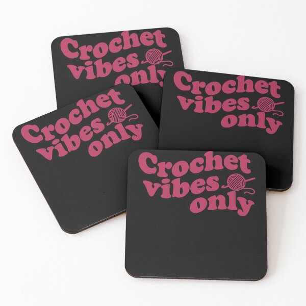 Item preview, Funny Crochet Vibes Only Crochet Lover Yarn Lovers designed and sold by LuminOrb.