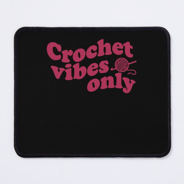 Item preview, Funny Crochet Vibes Only Crochet Lover Yarn Lovers designed and sold by LuminOrb.
