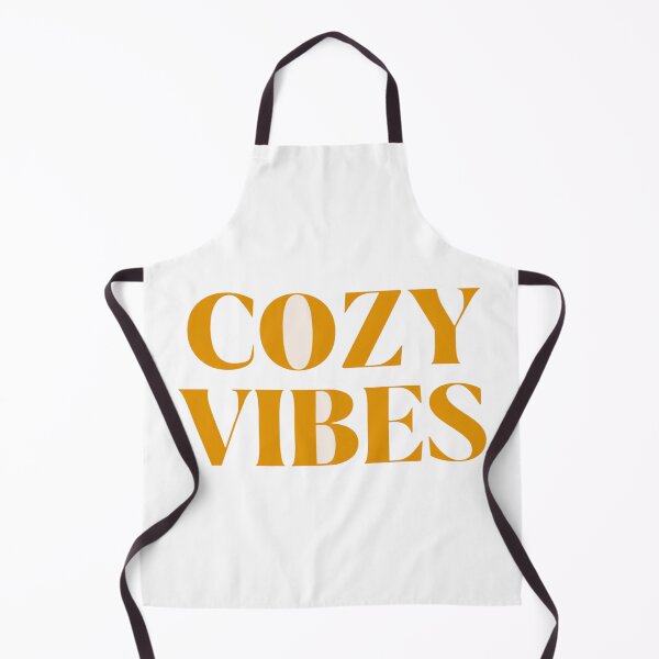 Item preview, Warm Cozy Vibes Typography Design – Retro Aesthetic Quote for Home Decor, Apparel & Seasonal Gifts designed and sold by Bright Nest Studio.