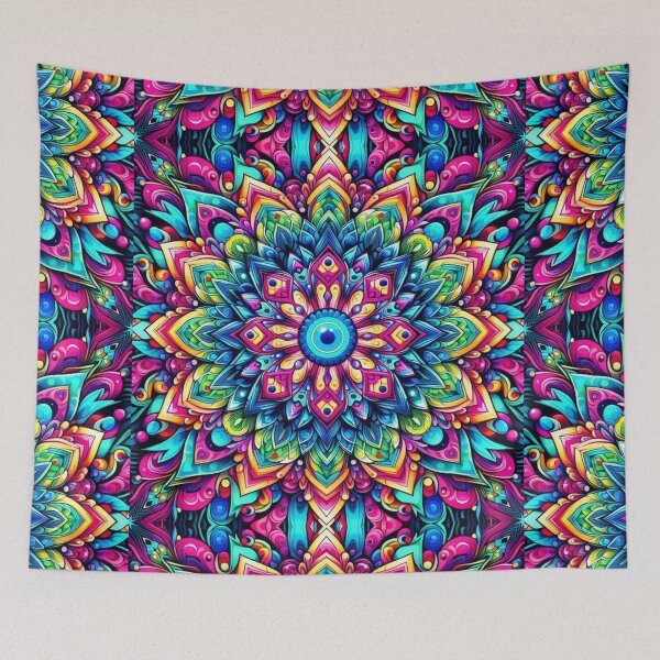 Item preview, Boho Harmony – Ornamental Mandala Illustration designed and sold by Dogandesighn.