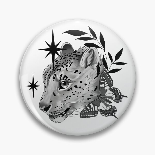 Item preview, Lysandra the Ghost Leopard  designed and sold by lionartprints.