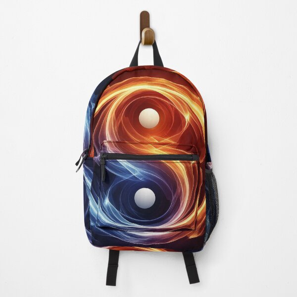 Item preview, Fire and Ice Yin Yang – Energy Balance Abstract Art designed and sold by AmetistLight.