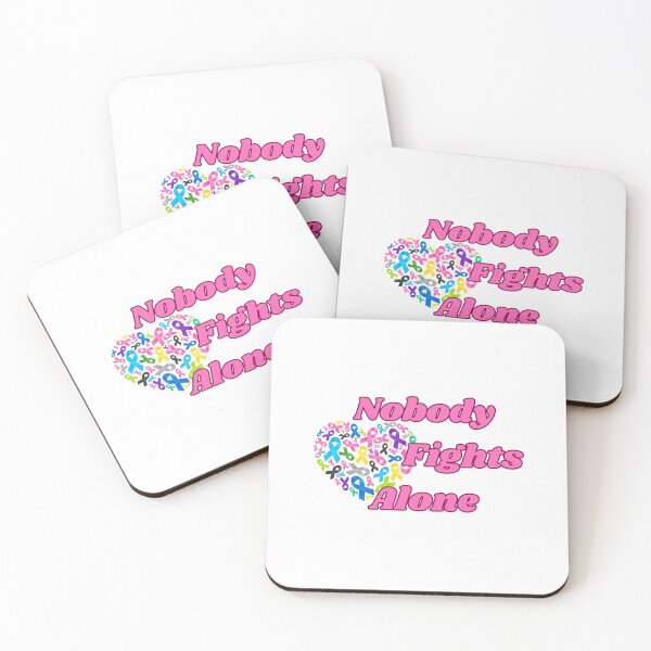 Item preview, Nobody Fights Alone – Brain Cancer Awareness & Support Sticker designed and sold by Artistshert.
