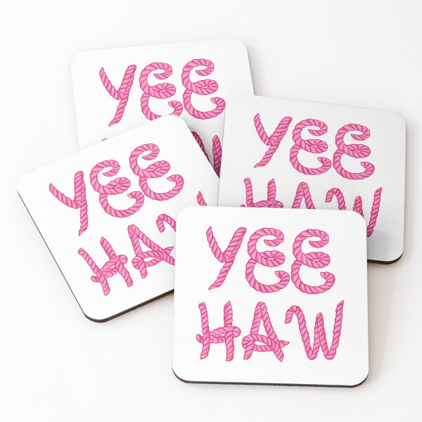Item preview, Yee haw cowgirl typography designed and sold by pinkyfish1010.