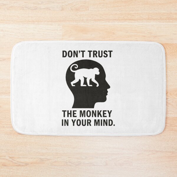 Item preview, Crazy Ideas, Monkey in your mind, monkey brain, funnyfits70, Humor, Funny, retro, vintages, funny quotes, animal humor, designed and sold by FunnyFits70.
