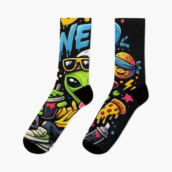 Item preview, Stay Weird Alien – Funny Street Art Vibes designed and sold by SoulenCify.