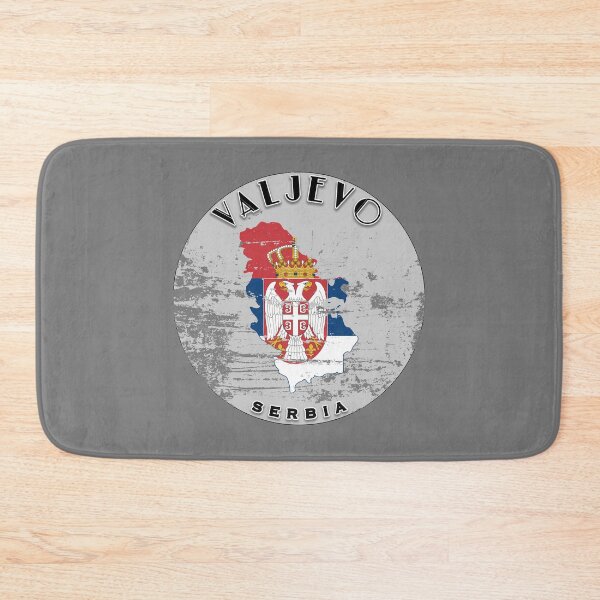 Item preview, Valjevo Serbia Flag Worn  designed and sold by World Designs.