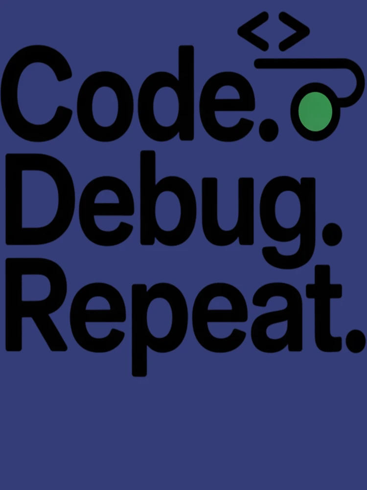 Thumbnail 4 of 4, Tank Top, Code Debug Repeat – Minimal Programmer Humor Developer Shirt designed and sold by RMTrendy.