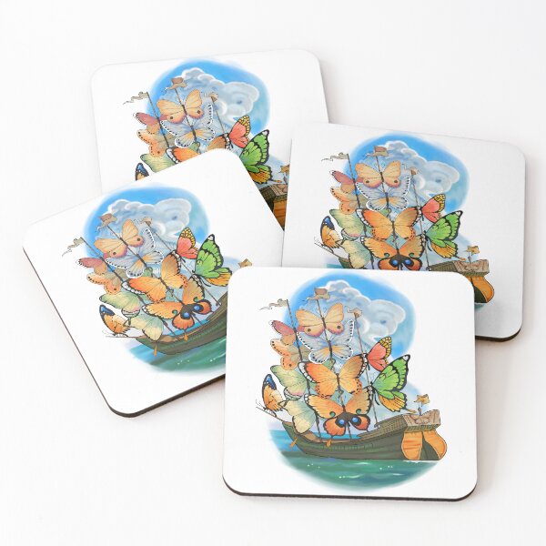 Item preview, The Butterfly Galleon designed and sold by lionartprints.