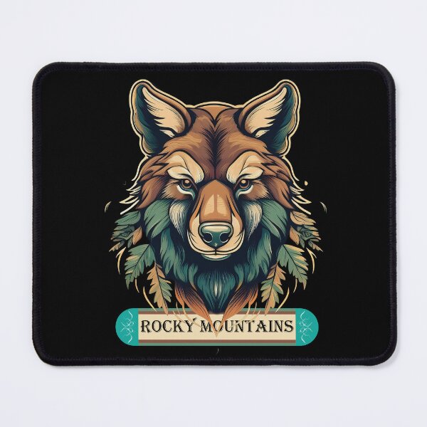 Item preview, Legendary Timber Wolf Rocky Mountian badge. designed and sold by Art-Horizon.