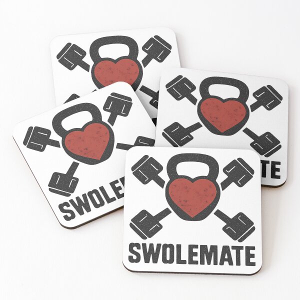 Item preview,  Swolemate Funny Gym Fitness Valentines Day Sticker Shirt Workout Gift designed and sold by GiftsForge.