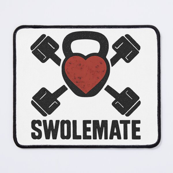 Item preview,  Swolemate Funny Gym Fitness Valentines Day Sticker Shirt Workout Gift designed and sold by GiftsForge.