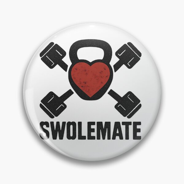 Item preview,  Swolemate Funny Gym Fitness Valentines Day Sticker Shirt Workout Gift designed and sold by GiftsForge.