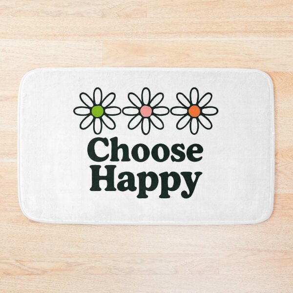 Item preview, Groovy Choose Happy T-Shirt | Retro Floral Aesthetic Tee | 70s Positive Vibes Gift designed and sold by mantra2023.