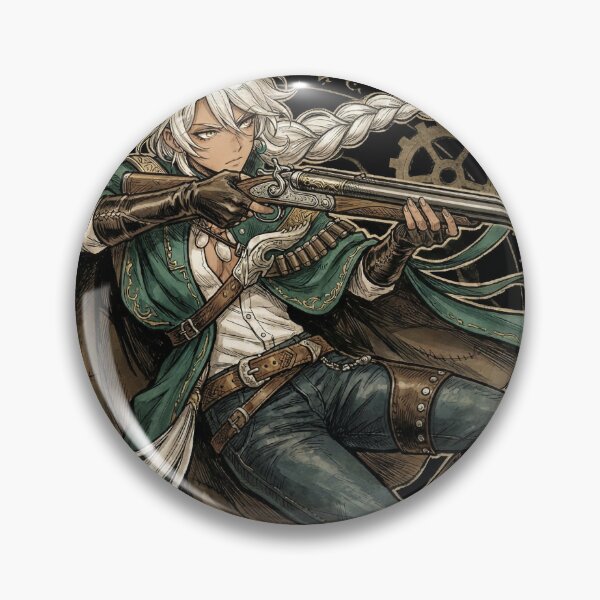 Item preview, Argus Reverse 1999 T-Shirt | R1999 Bounty Hunter Plant Arcanist Hoodie | Route 77 Cowboy Hat Blonde Heterochromia Mercenary Gaming Merch Sticker designed and sold by Senpaiwaves.