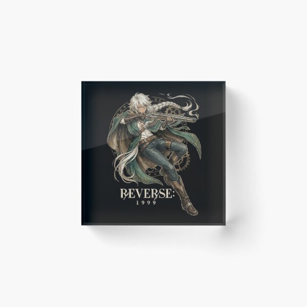 Item preview, Argus Reverse 1999 T-Shirt | R1999 Bounty Hunter Plant Arcanist Hoodie | Route 77 Cowboy Hat Blonde Heterochromia Mercenary Gaming Merch Sticker designed and sold by Senpaiwaves.