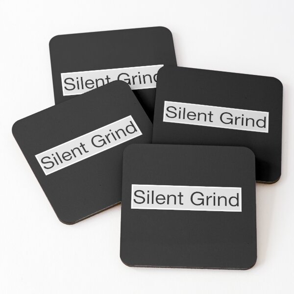 Item preview, Silent Grind - Minimal Motivational Text Design designed and sold by Mind_Focus.