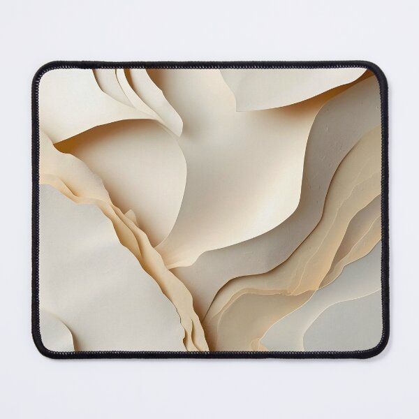 Item preview, Organic Serenity: Modern Minimalist Layered Fluid Abstract Paper Art designed and sold by Cozyartsss.
