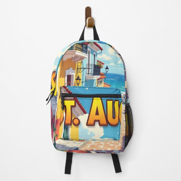 Item preview, St Augustine, Florida, USA: Vintage-Style Painterly Travel Poster designed and sold by LSVart.