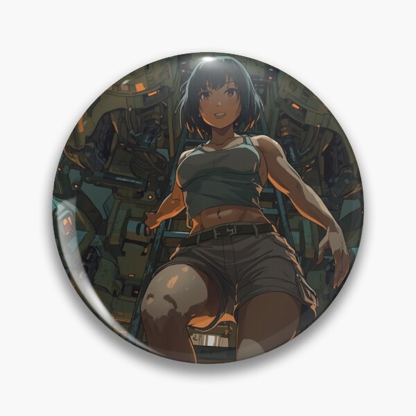 Item preview, Mech Pilot Descending Through a Futuristic Hangar designed and sold by Element Horizon Studio.