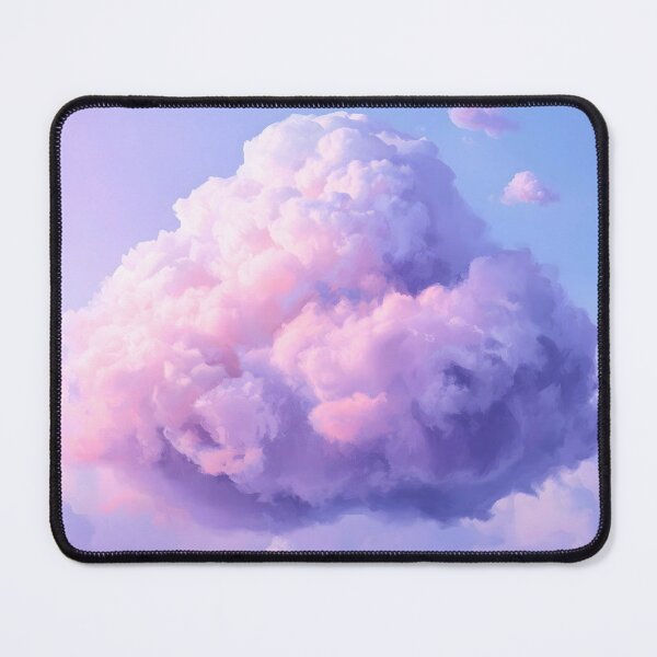 Item preview, Cotton Candy Dream: Ethereal Pink and Purple Pastel Cloud Wall Art designed and sold by Cozyartsss.