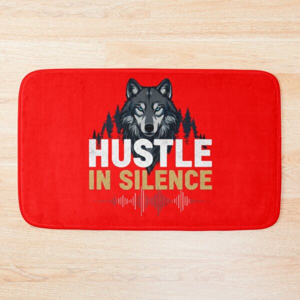 Item preview, Hustle in Silence Motivational T-shirt designed and sold by Luckyatif.