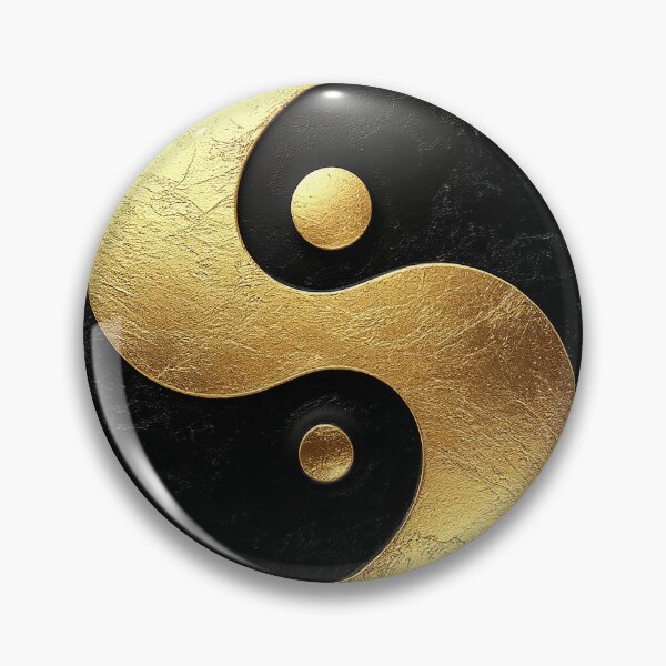 Item preview, Luxury Gold Yin Yang – Minimalist Feng Shui Balance Symbol designed and sold by AmetistLight.