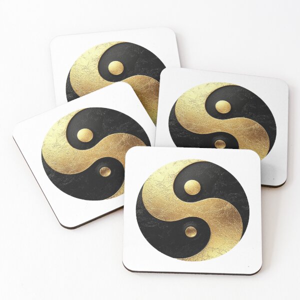Item preview, Luxury Gold Yin Yang – Minimalist Feng Shui Balance Symbol designed and sold by AmetistLight.