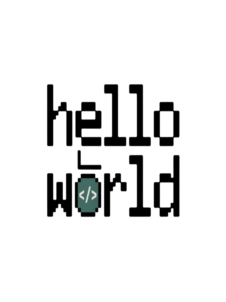 Thumbnail 4 of 4, iPhone Case, Hello World – Classic Programmer Humor Minimal Coding Design designed and sold by RMTrendy.