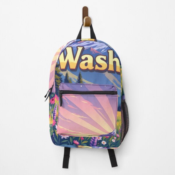 Item preview, Washington State, USA: Vintage-Style Painterly Travel Poster designed and sold by LSVart.