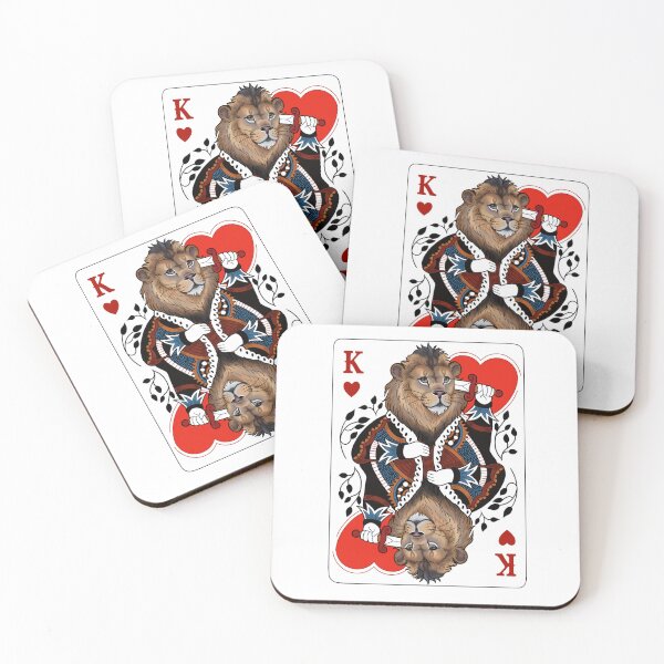 Item preview, The King of Hearts designed and sold by lionartprints.