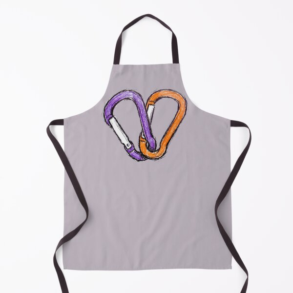 Item preview, Carabiner Heart Drawing Subtle Lesbian Art Sapphic Love designed and sold by TackyTime.