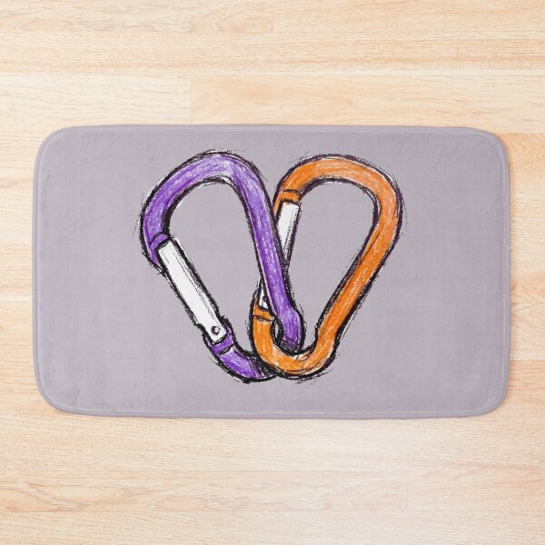 Item preview, Carabiner Heart Drawing Subtle Lesbian Art Sapphic Love designed and sold by TackyTime.