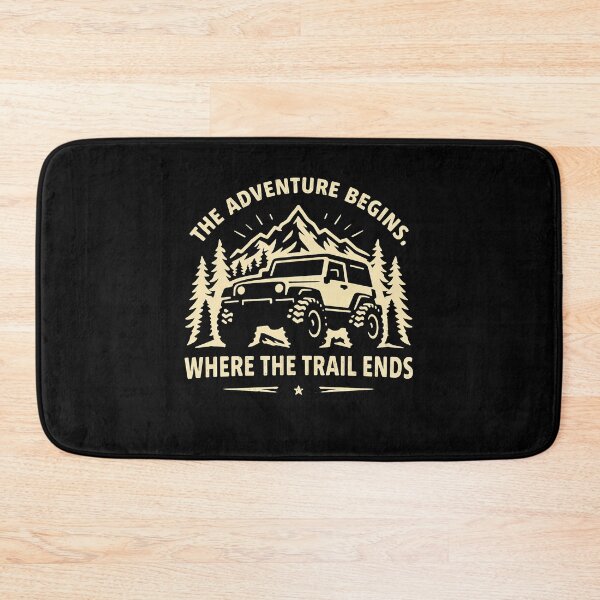 Item preview, The Adventure Begins, Where The Trail Ends designed and sold by JacobSpace.