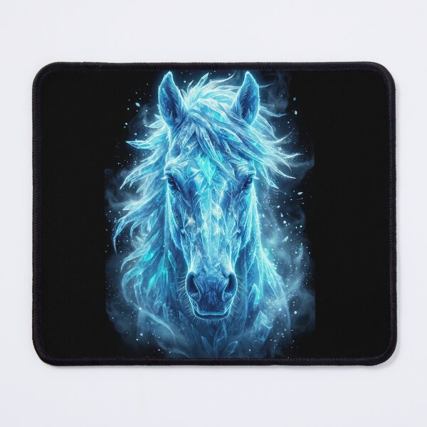 Item preview, Neon Ice Horse - Winter Spirit Zodiac 2026 designed and sold by Aura Art Studio.