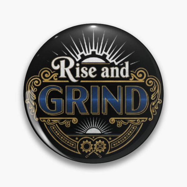 Item preview, Rise and Grind Motivational T-shirt designed and sold by Luckyatif.