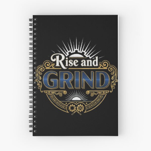 Item preview, Rise and Grind Motivational T-shirt designed and sold by Luckyatif.