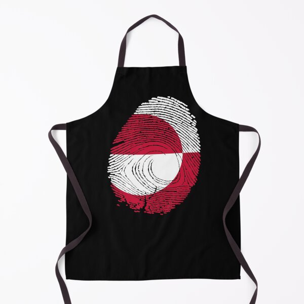 Item preview, Greenland flag in fingerprint designed and sold by Azeecreate009.