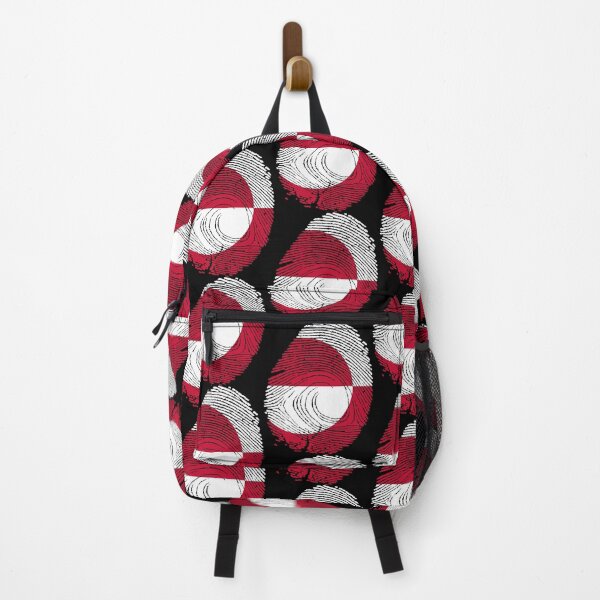 Item preview, Greenland flag in fingerprint designed and sold by Azeecreate009.