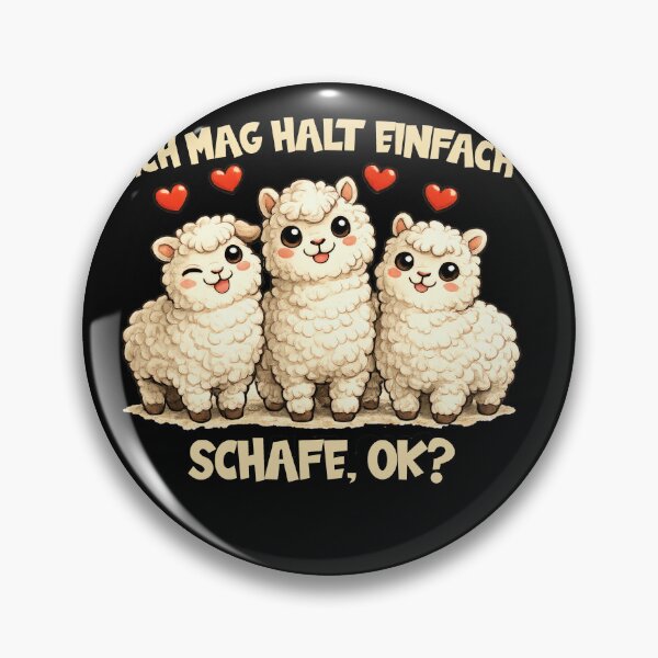 Item preview, Sheep Comic Motif With Heart And Funny Saying designed and sold by sbachstroem.