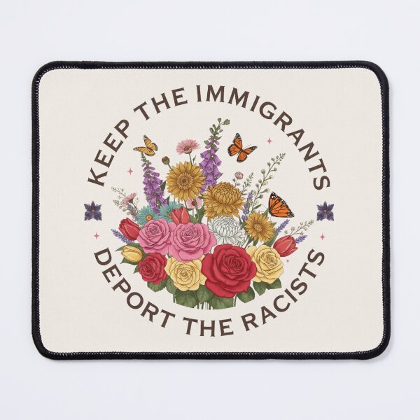 Item preview, Keep The Immigrants Deport The Racist, Anti ICE, Anti racist, Pro Immigrant, No Human is Illegal, Anti Trump designed and sold by toongstudio.