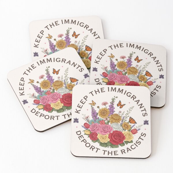 Item preview, Keep The Immigrants Deport The Racist, Anti ICE, Anti racist, Pro Immigrant, No Human is Illegal, Anti Trump designed and sold by toongstudio.