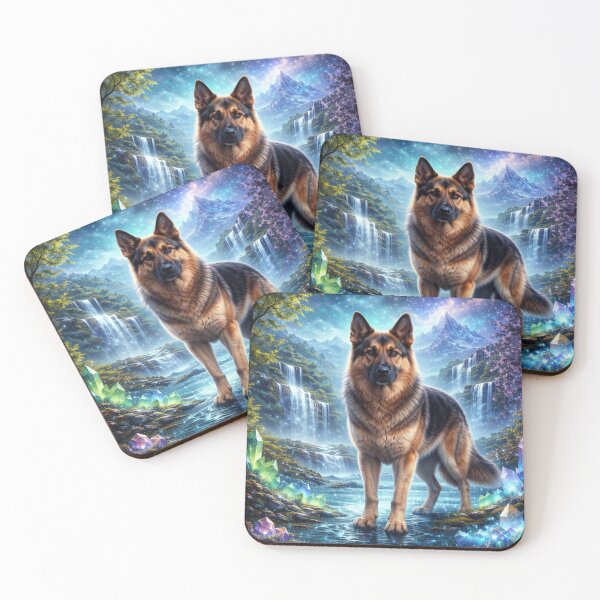 Item preview, German Shepherd — Crystal Valley Guardian designed and sold by GeoWild Designs.