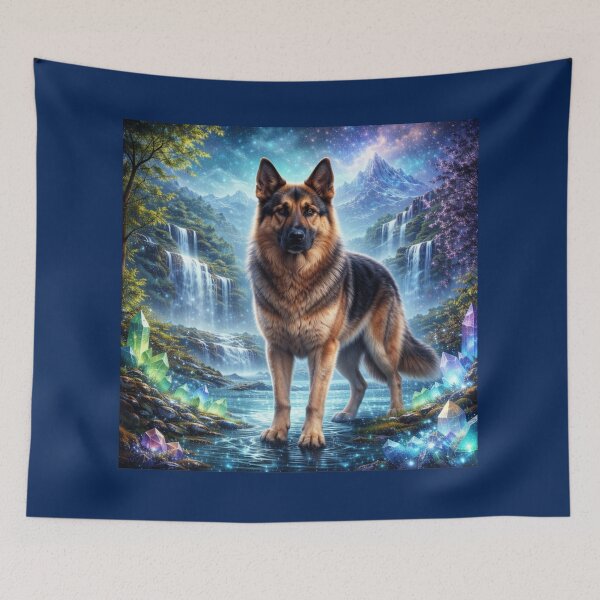 Item preview, German Shepherd — Crystal Valley Guardian designed and sold by GeoWild Designs.